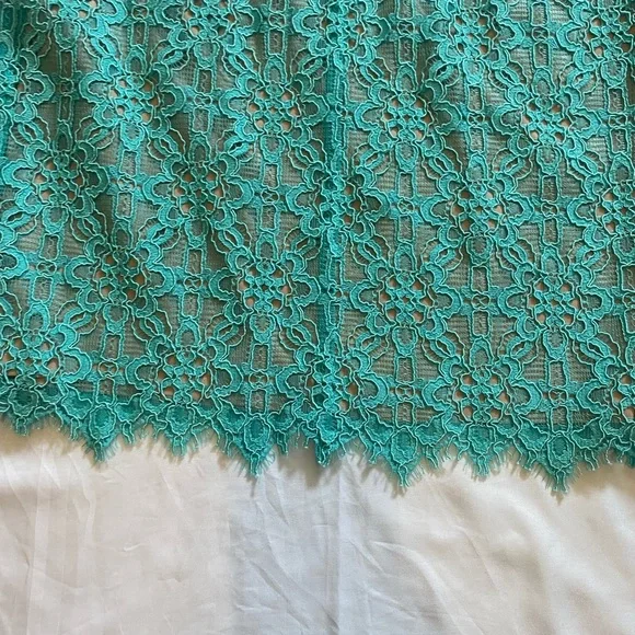 DKNY Women Lace Dress | Aqua | Size 4 | Like New | 3/4 Sleeves - Picture 6 of 11